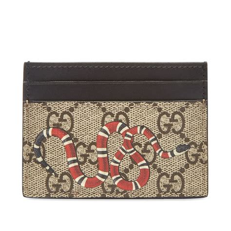 gucci snakeskin card holder|gucci wallet snake cheap.